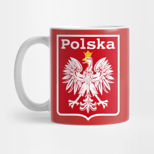 POLSKA Eagle // Retro Polish Poland Pride Mug